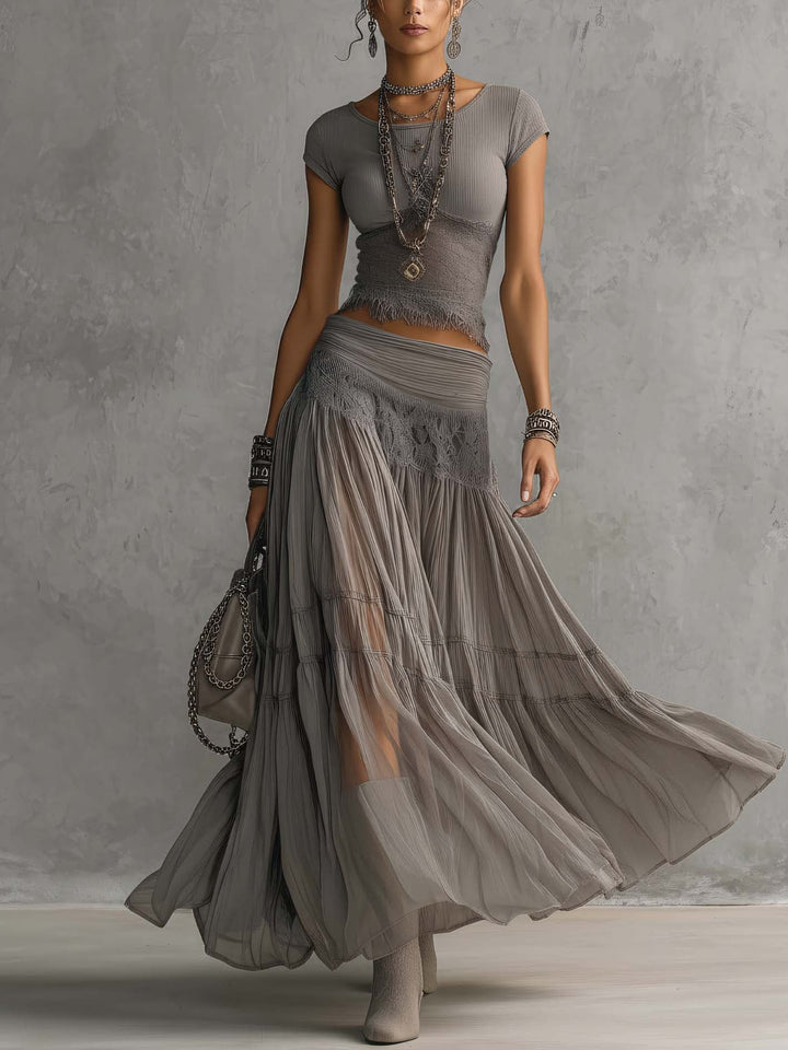 Arina | Soft Pleated Set