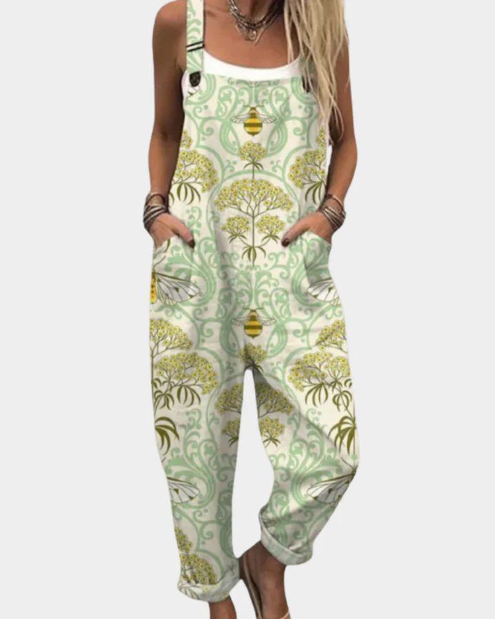 Sarah | Comfortable Printed Overall