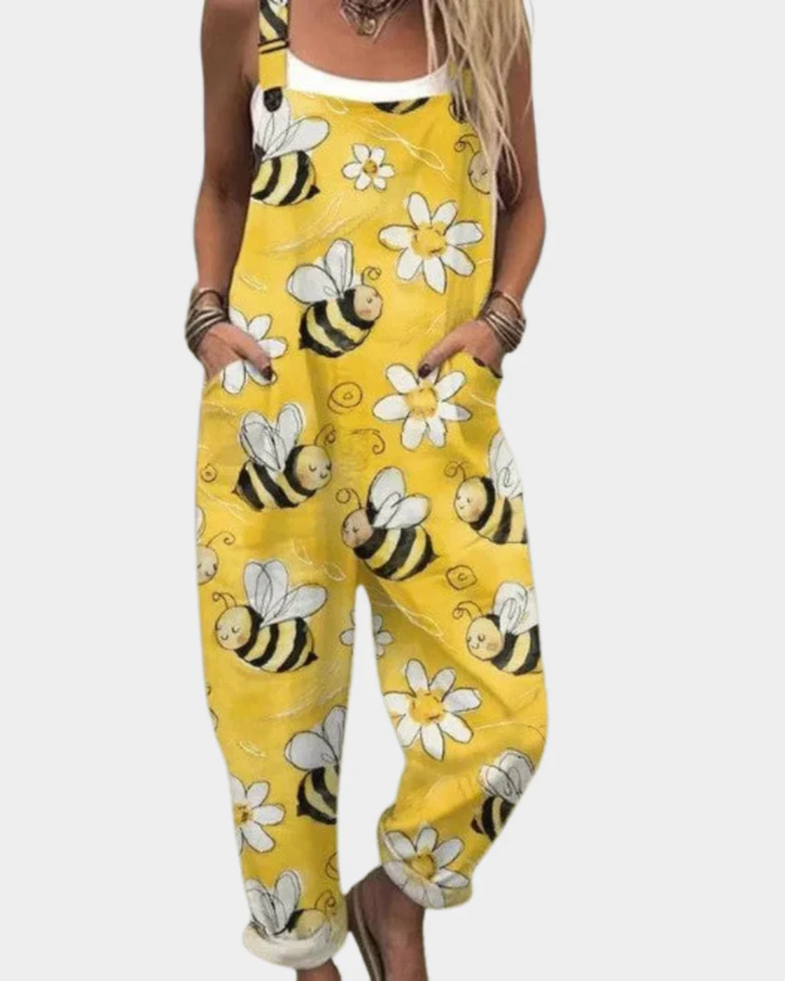 Sarah | Comfortable Printed Overall