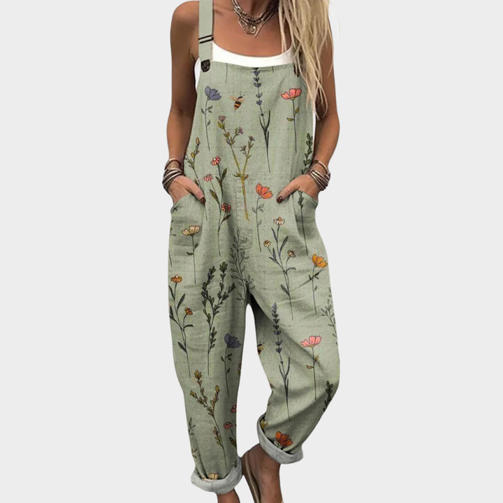 Sarah | Comfortable Printed Overall