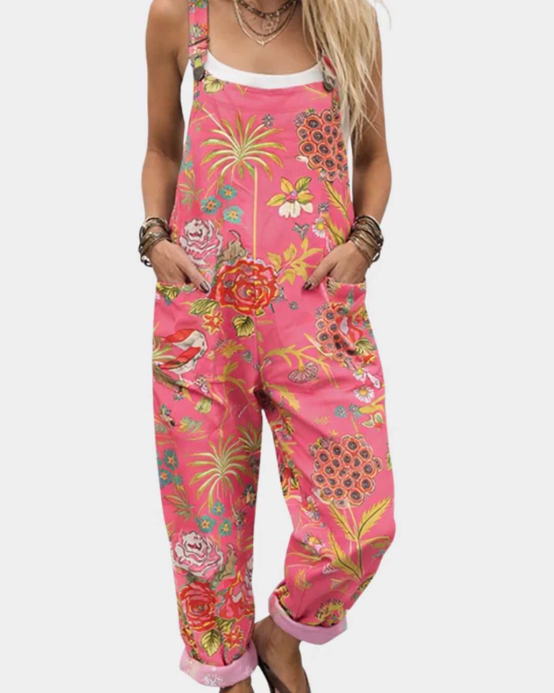 Sarah | Comfortable Printed Overall