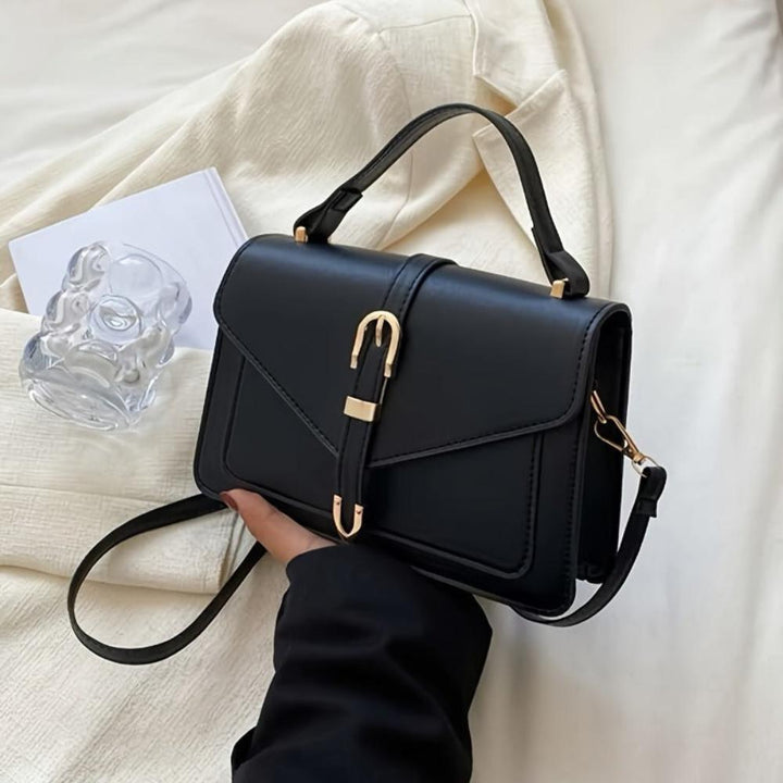 Isla | Structured Leather Crossbody Bag