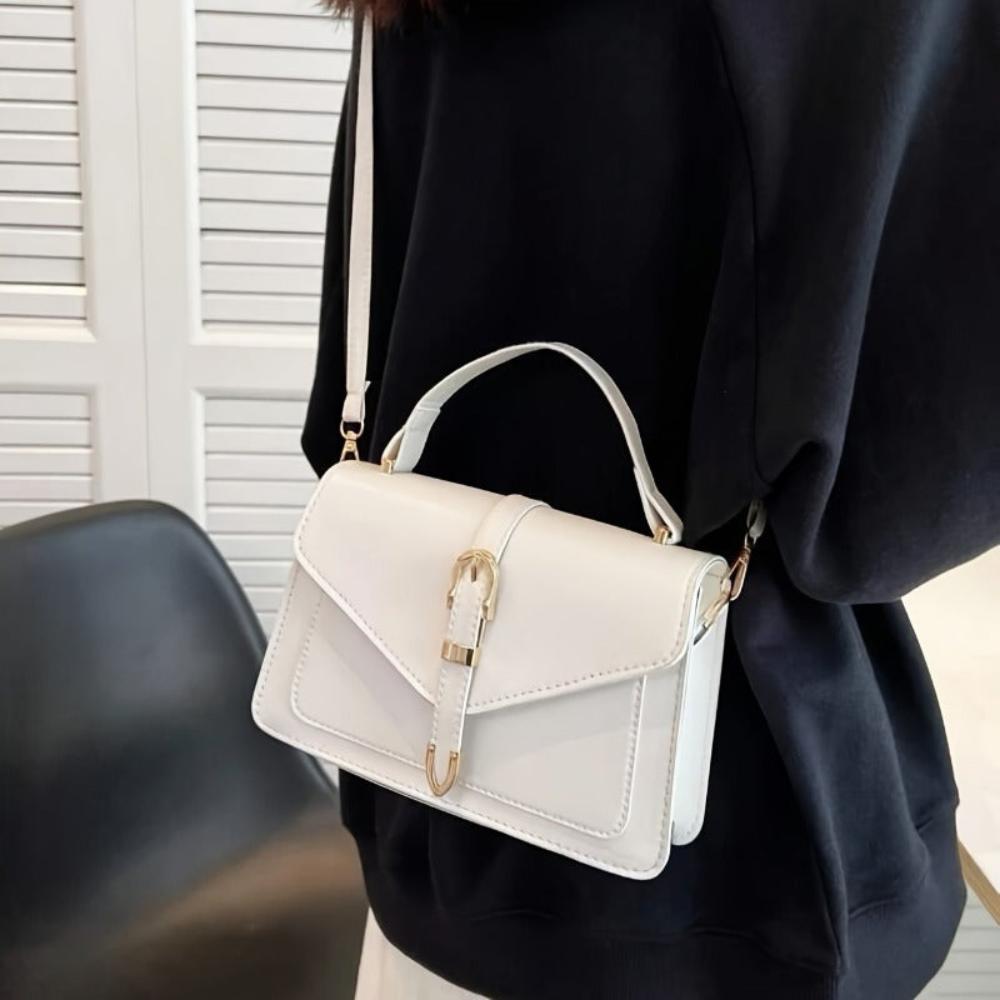 Isla | Structured Leather Crossbody Bag
