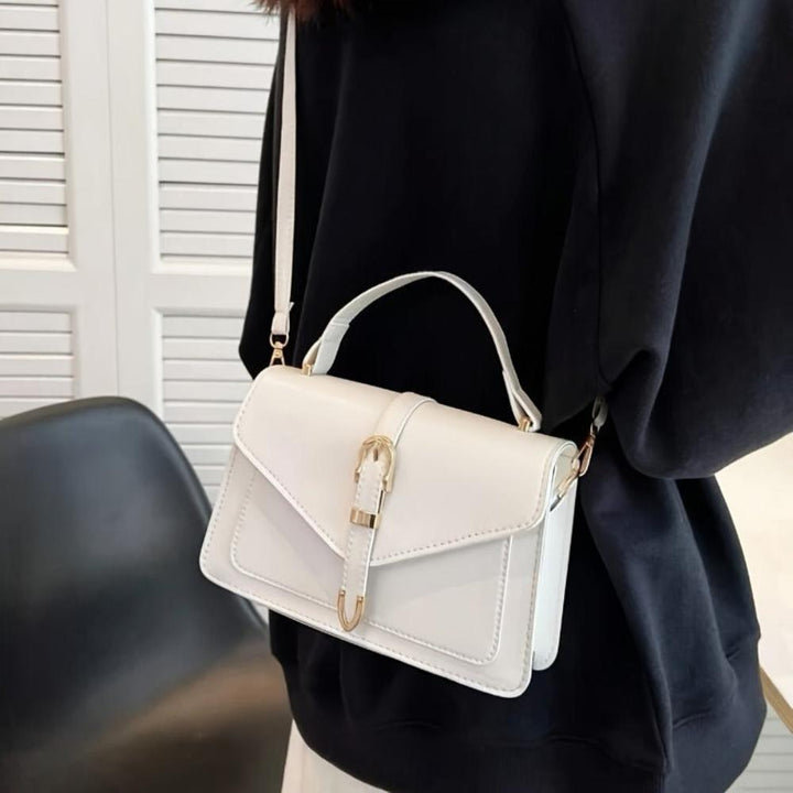 Isla | Structured Leather Crossbody Bag