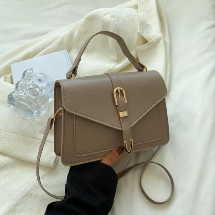 Isla | Structured Leather Crossbody Bag