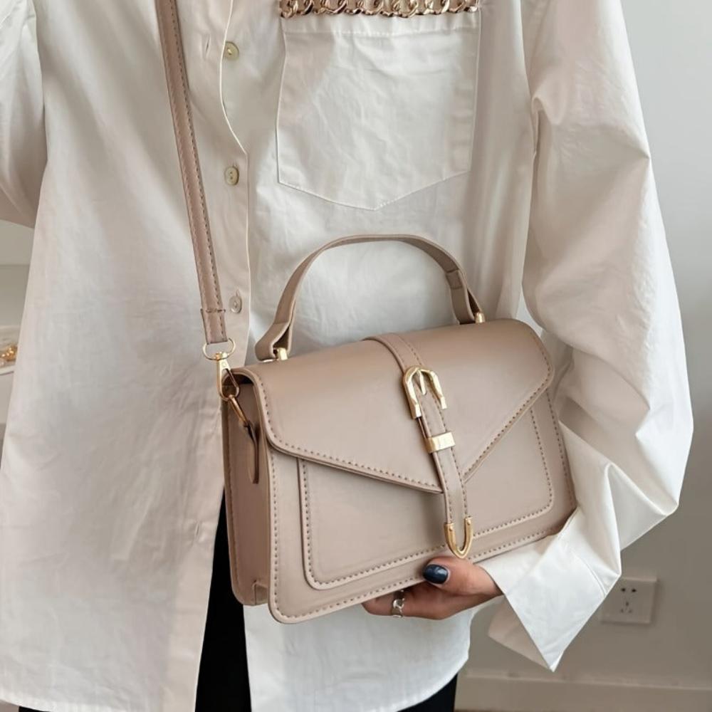 Isla | Structured Leather Crossbody Bag