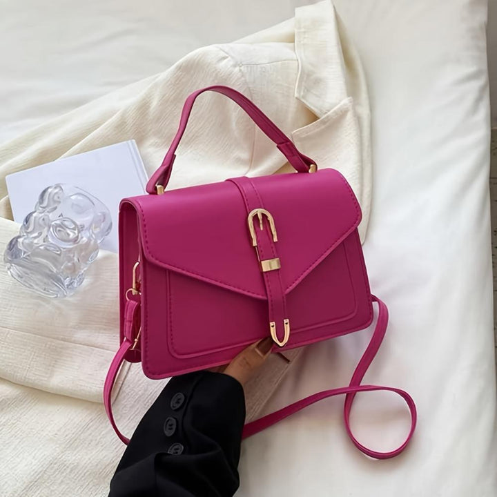 Isla | Structured Leather Crossbody Bag