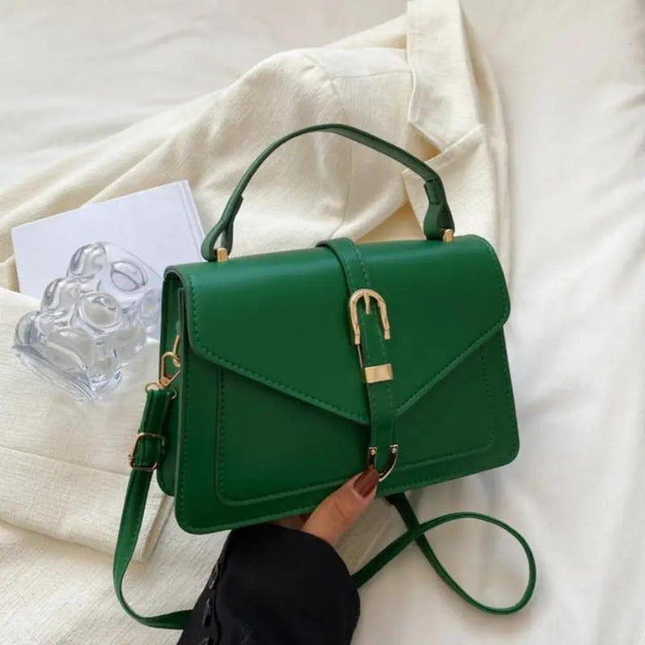 Isla | Structured Leather Crossbody Bag