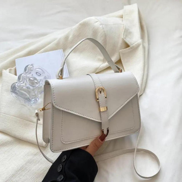 Isla | Structured Leather Crossbody Bag