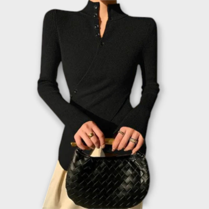 Michiko | Elegant Cotton Knit Jumper