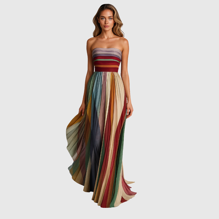 Isola | Stylish Long Dress with Elegant Details