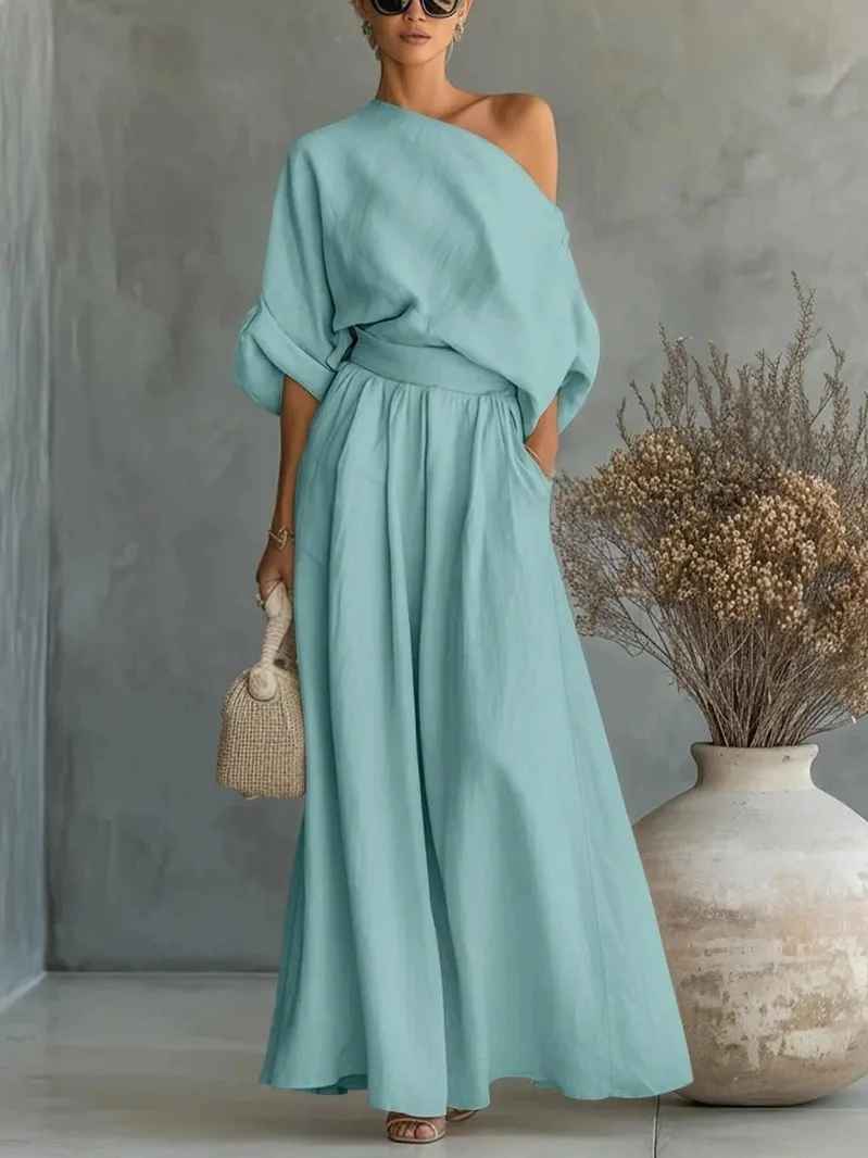 Sienna | Off Shoulder Tapered Set