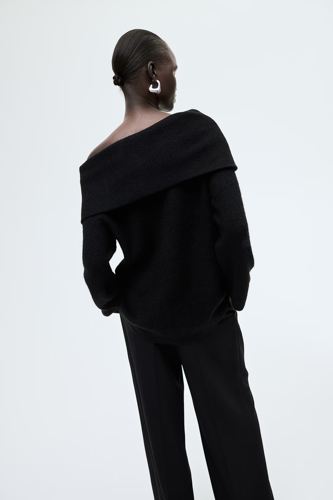 Joliana | Off-Shoulder Layered Knitted Top