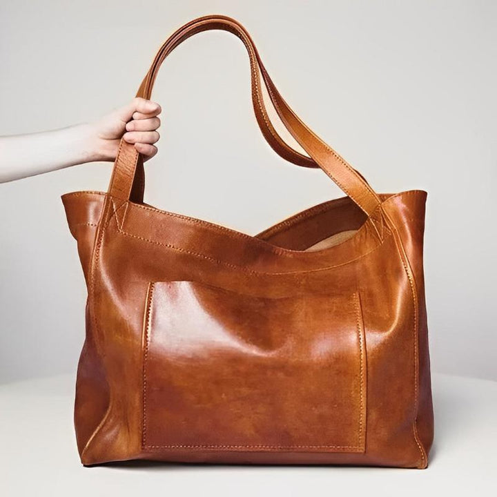 Sarah | Elegant Leather Shoulder Bag