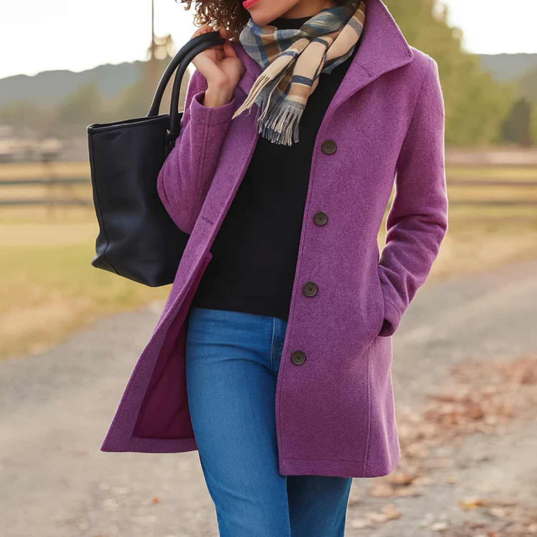 Aurora | Elegant Button Coat
