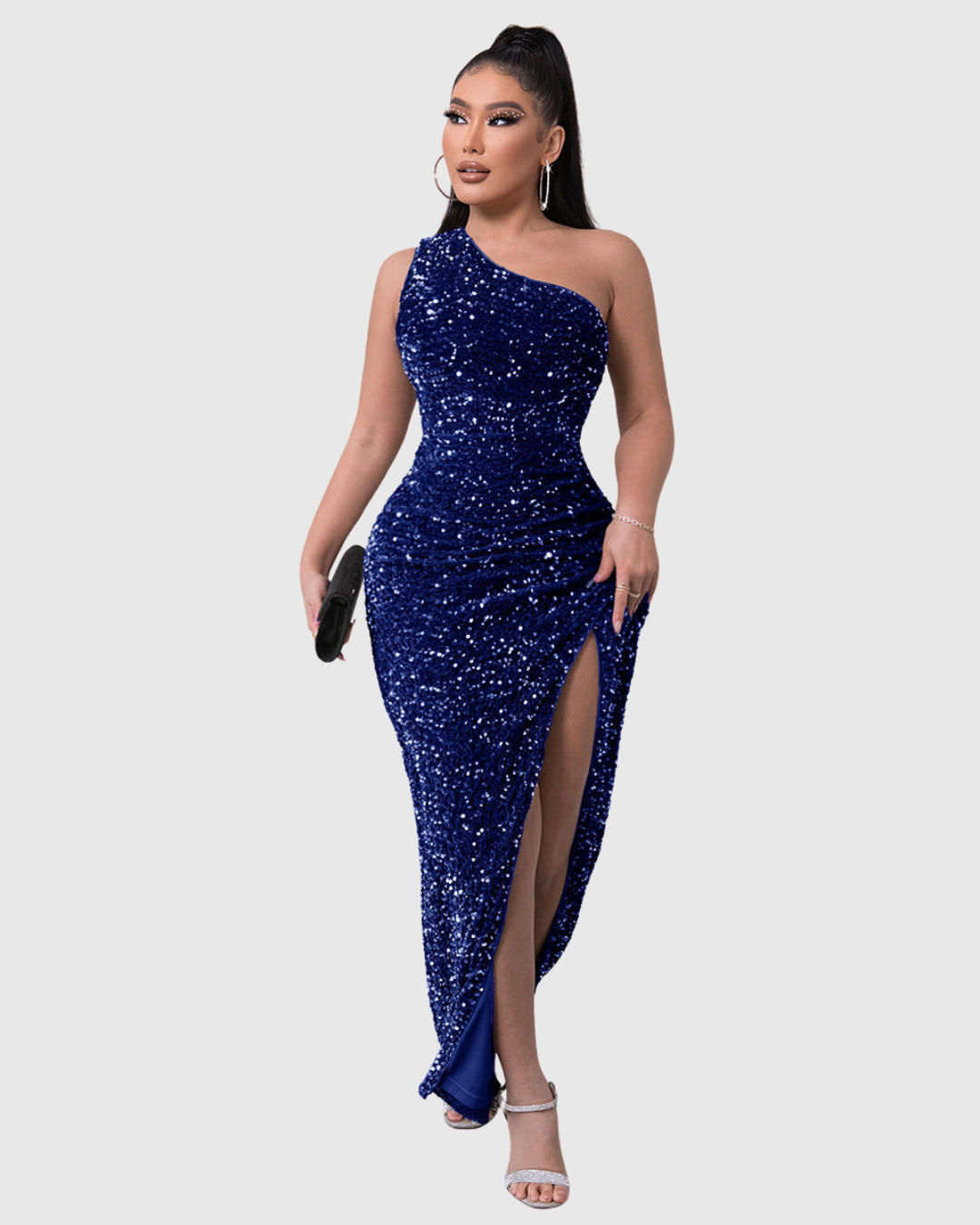 Lillian | Luxe One Shoulder Evening Dress