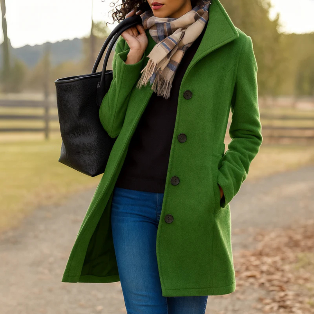 Aurora | Elegant Button Coat