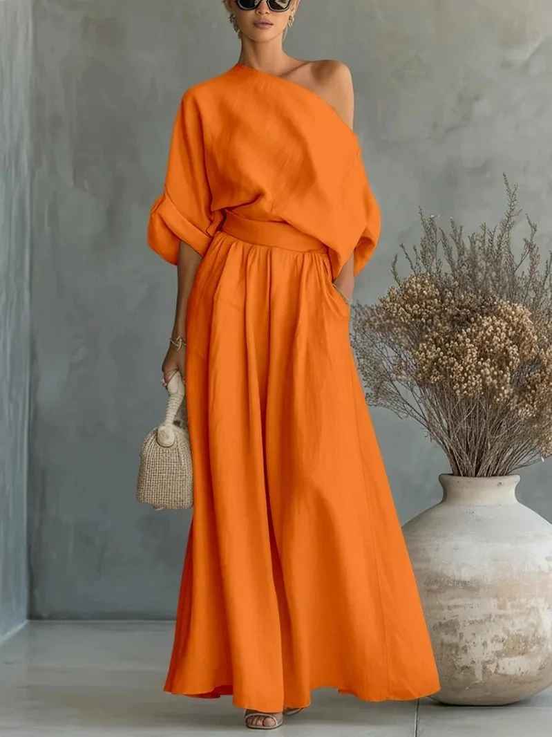 Sienna | Off Shoulder Tapered Set