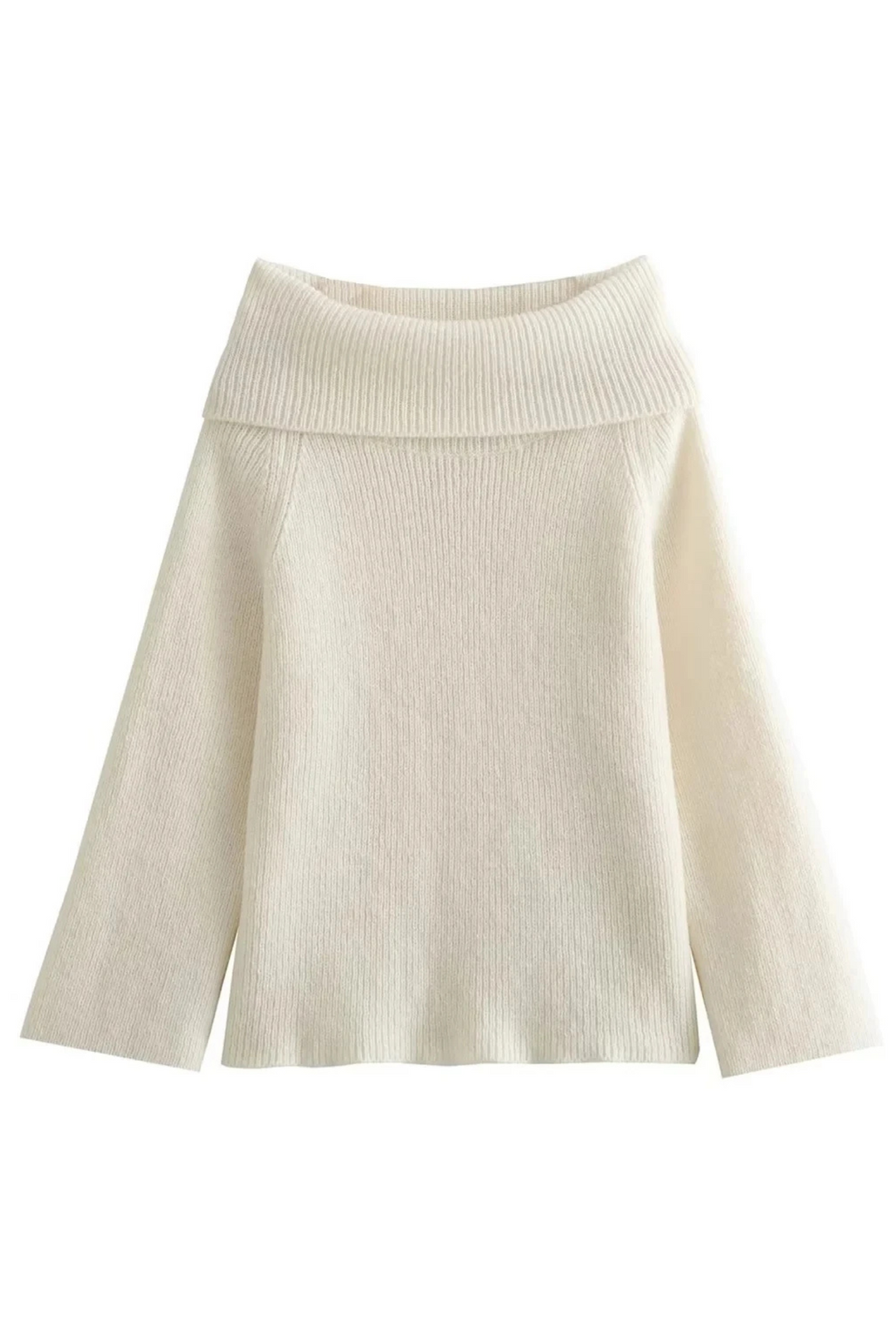Joliana | Off-Shoulder Layered Knitted Top
