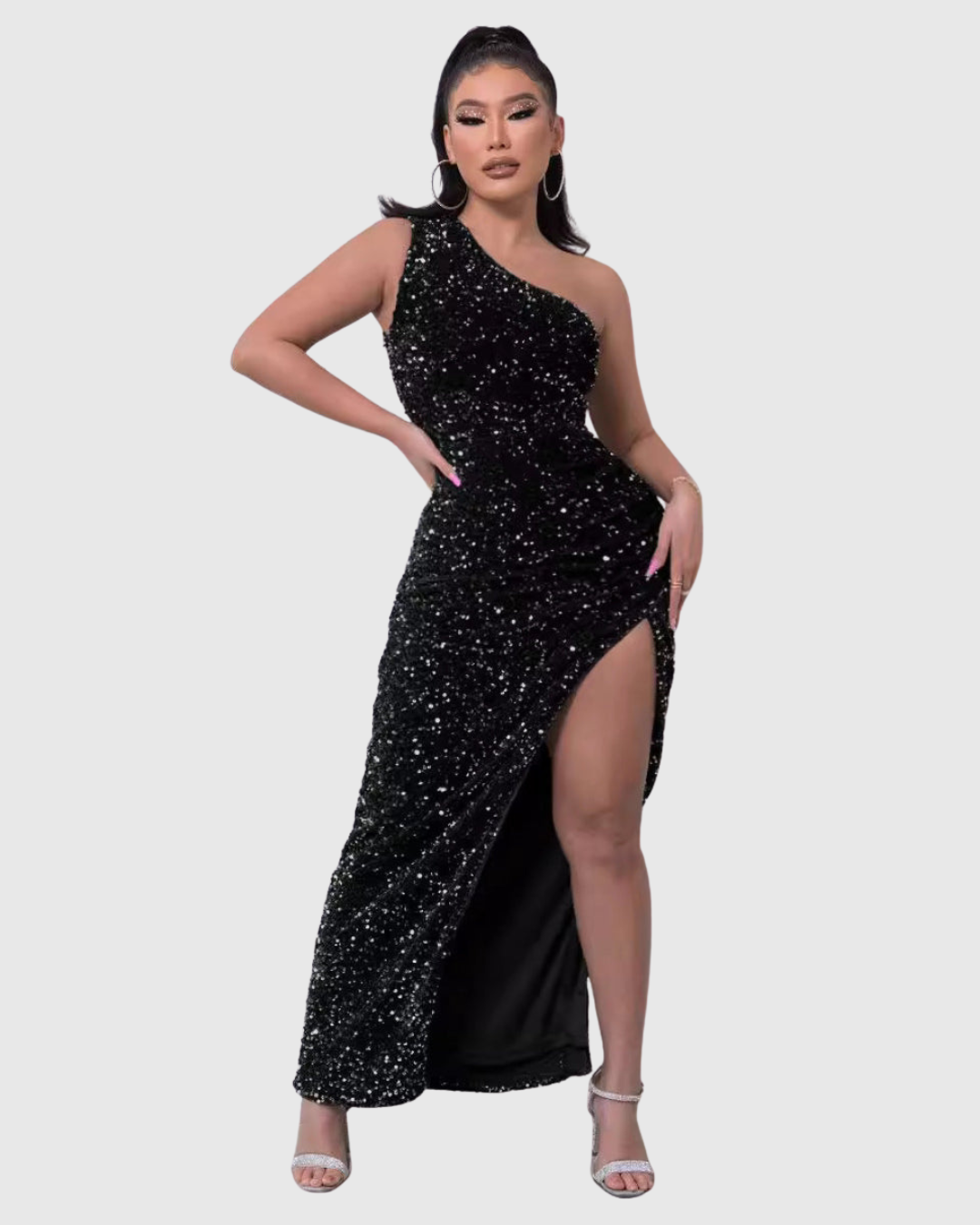 Lillian | Luxe One Shoulder Evening Dress