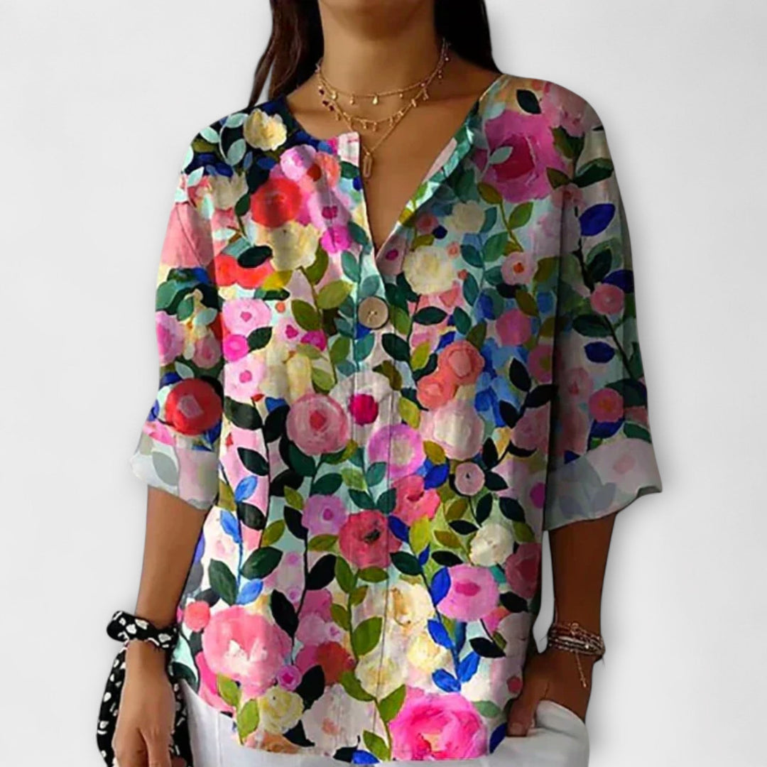 Arlene | Blouse in Floral Design