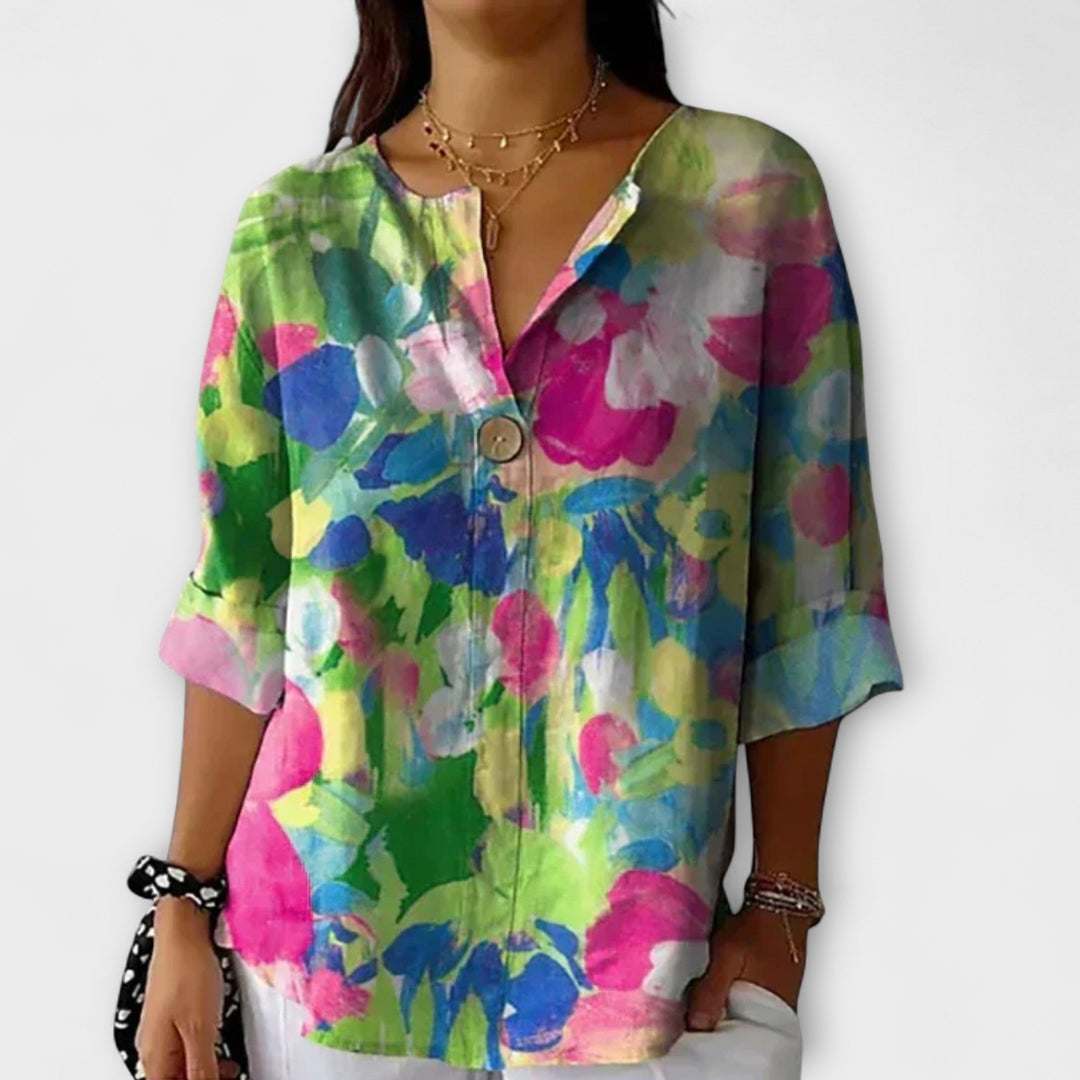 Arlene | Blouse in Floral Design