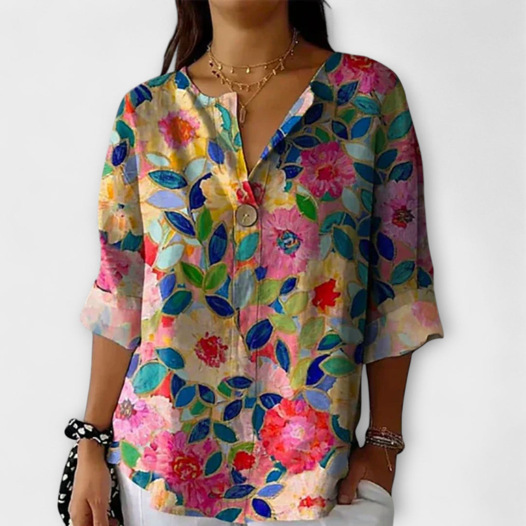 Arlene | Blouse in Floral Design