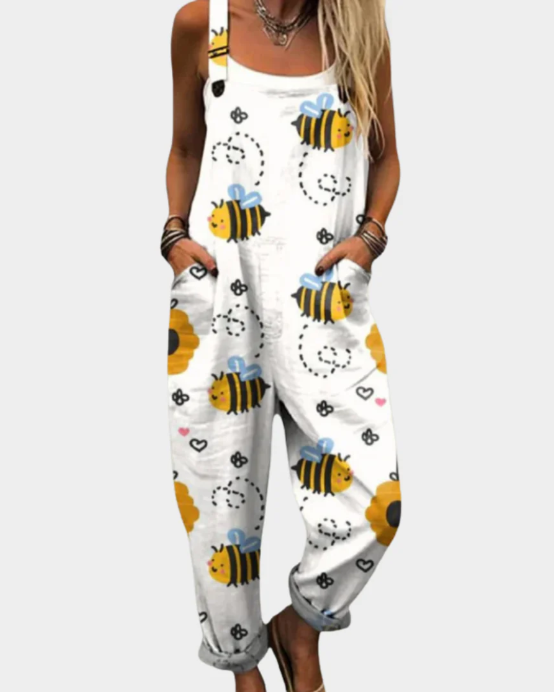 Sarah | Comfortable Printed Overall