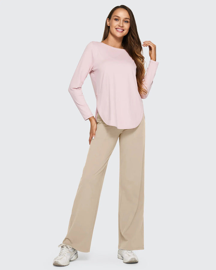 Eve | Loose High-Waist Business Casual Pants