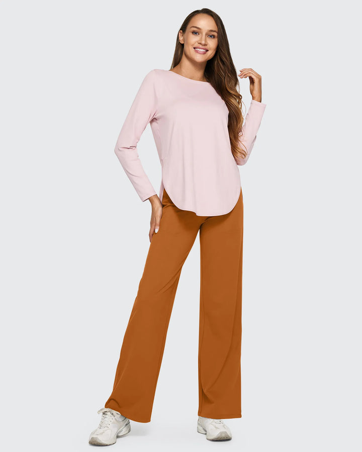 Eve | Loose High-Waist Business Casual Pants