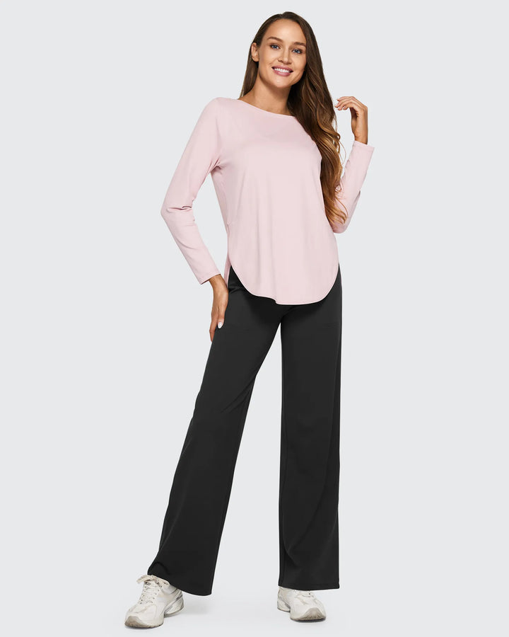 Eve | Loose High-Waist Business Casual Pants