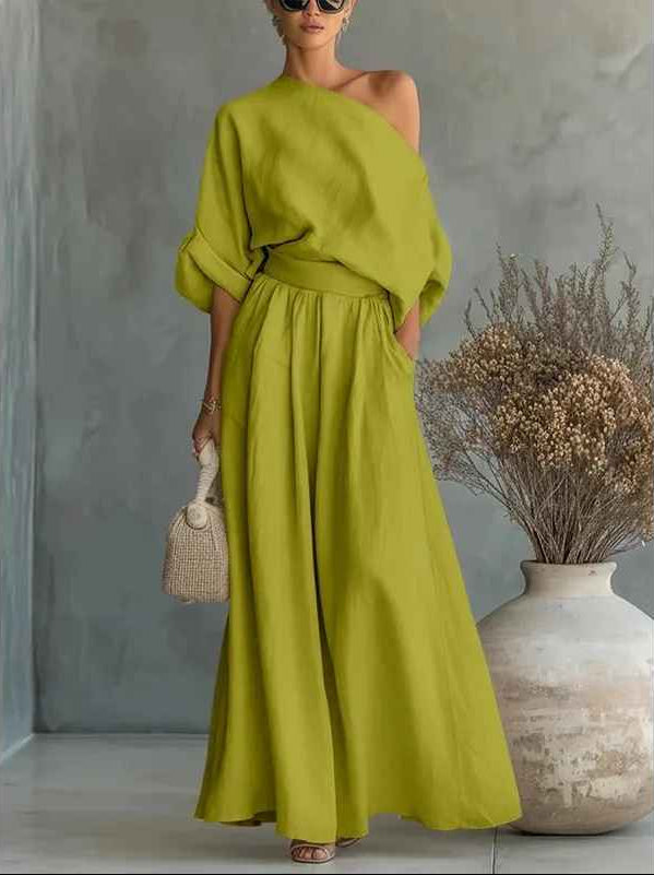 Sienna | Off Shoulder Tapered Set