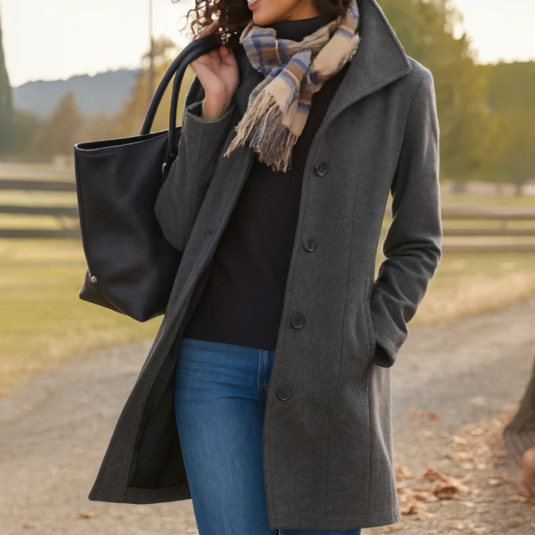 Aurora | Elegant Button Coat