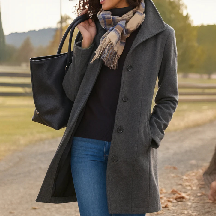 Aurora | Elegant Button Coat