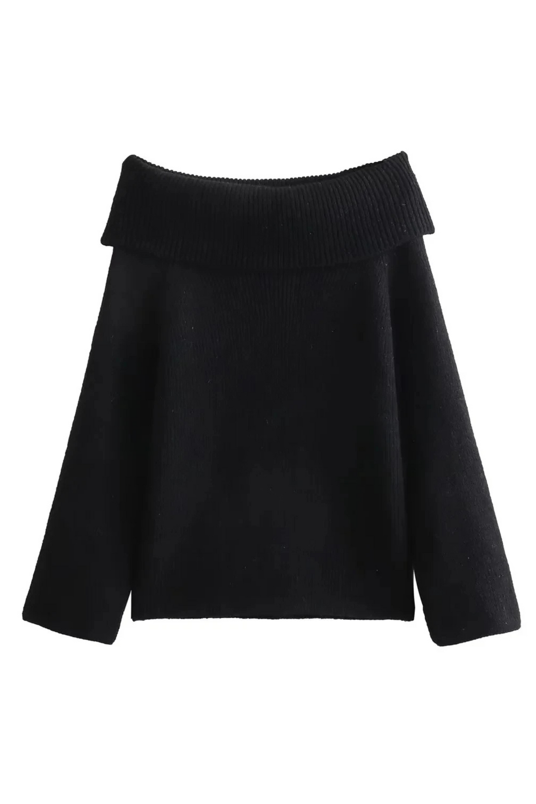 Joliana | Off-Shoulder Layered Knitted Top