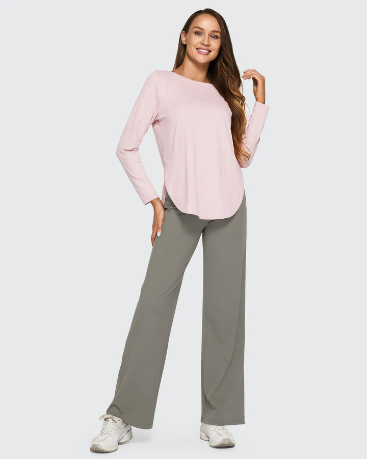 Eve | Loose High-Waist Business Casual Pants