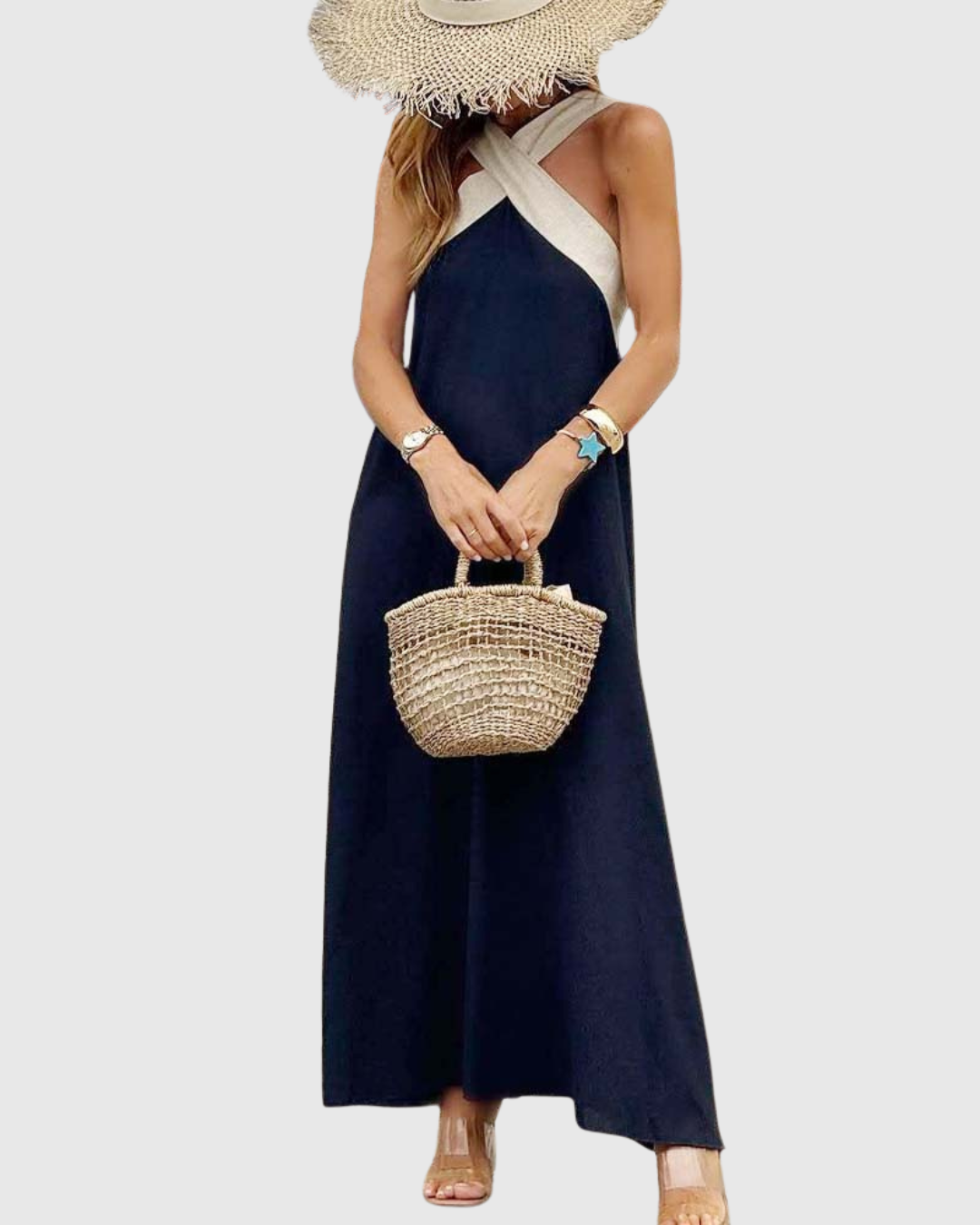 Orella | Cross Neck Dress