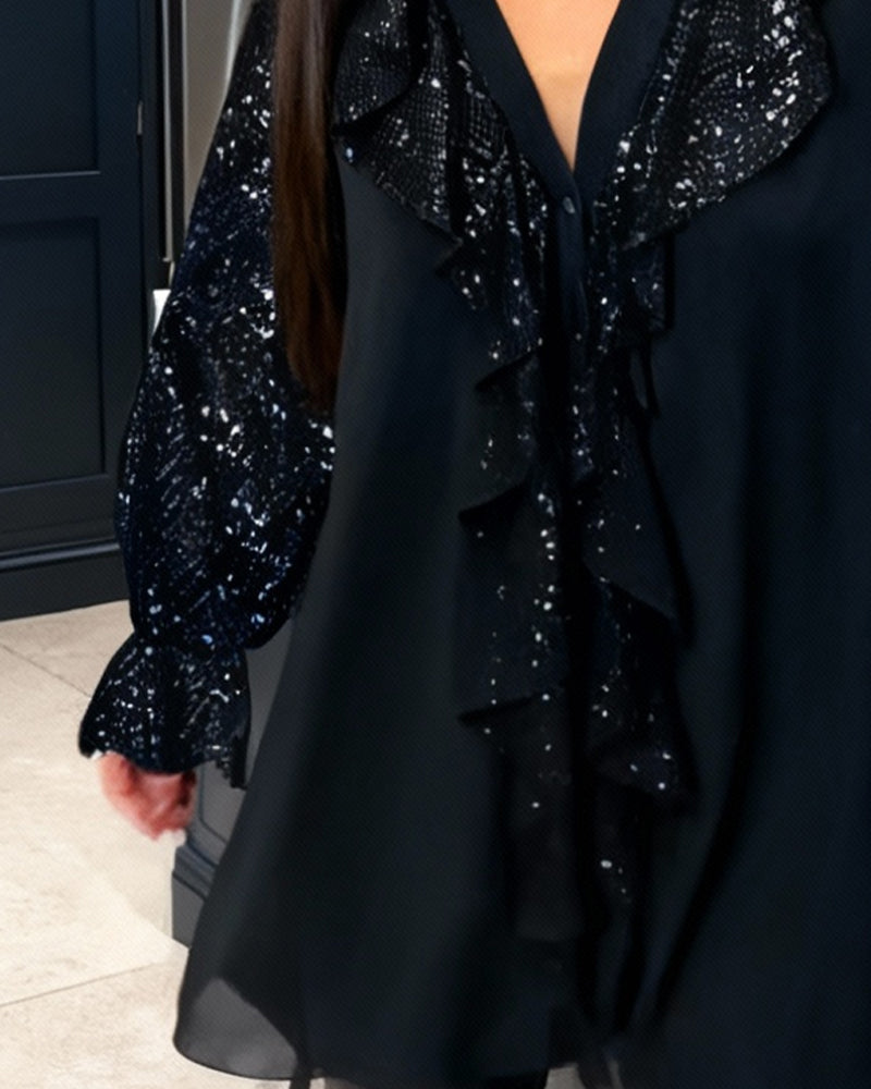 Nellie | Ruffled Top