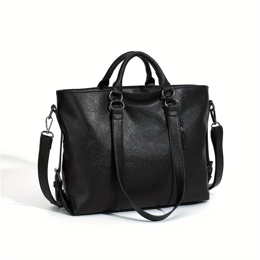 June | Leather Shopper Tote Bag