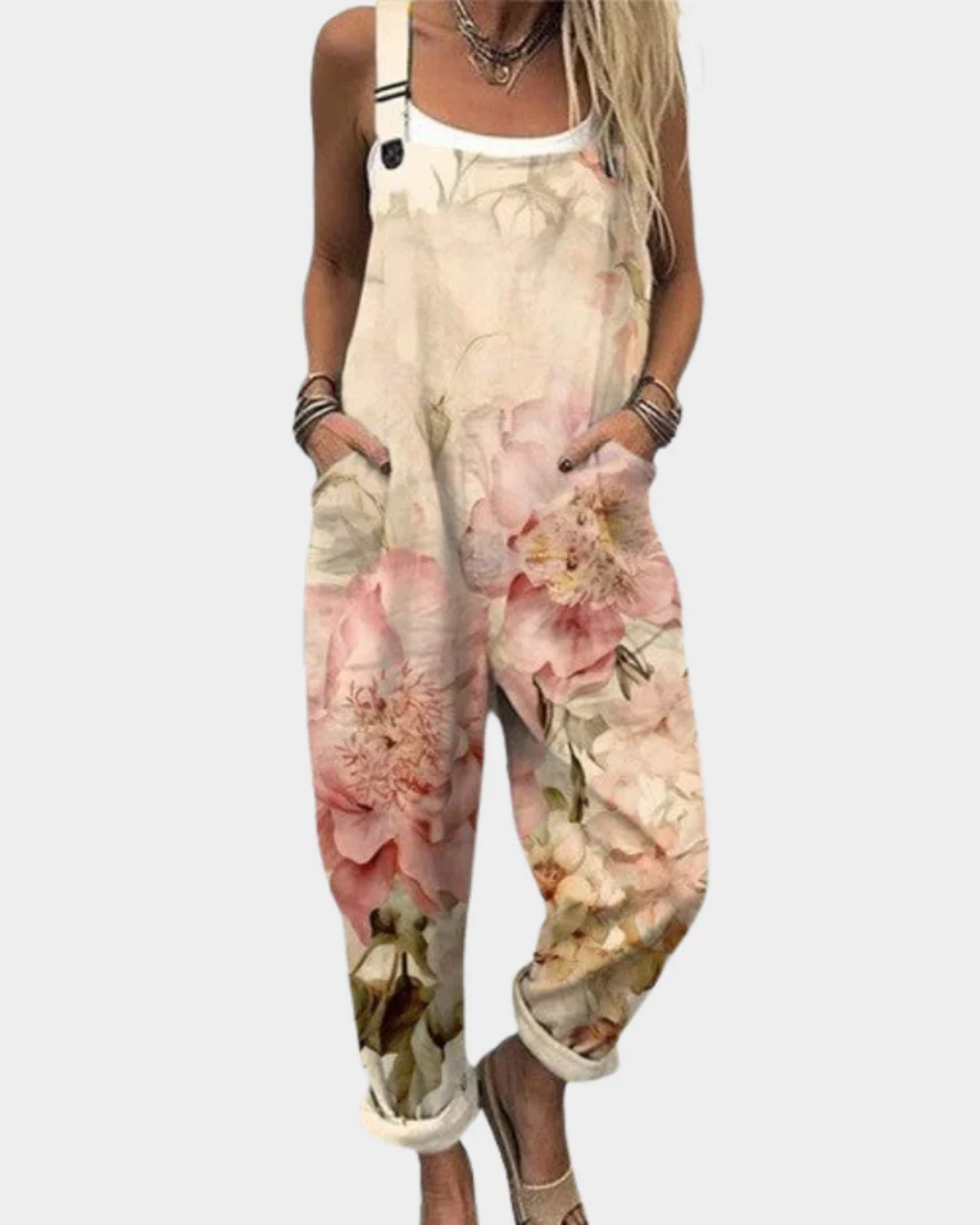 Sarah | Comfortable Printed Overall