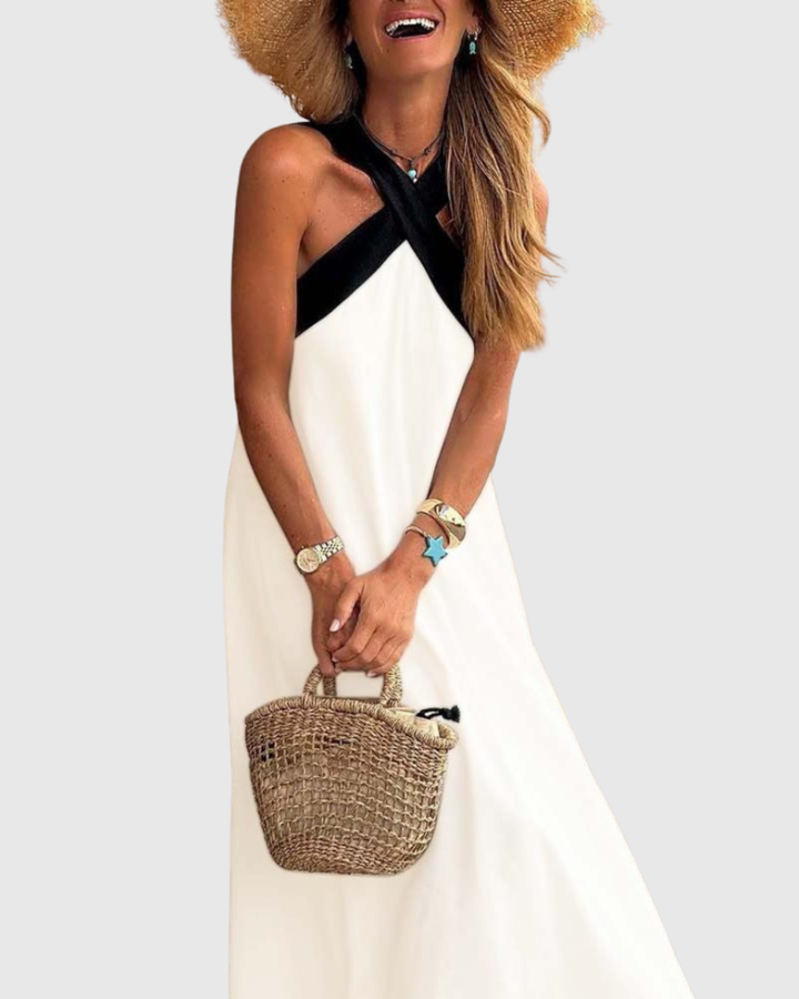Orella | Cross Neck Dress