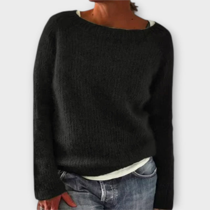 Regine | Plain Knitted Jumper