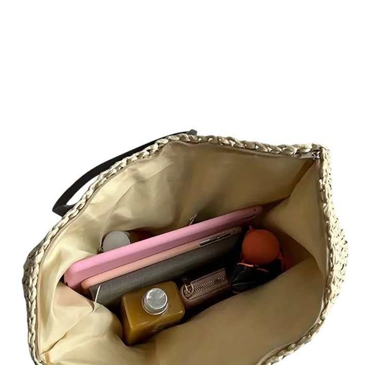 Large Woven Tote Bag | Stylish and Spacious Carryall