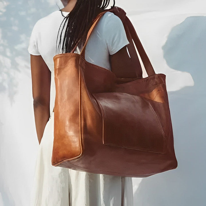 Sarah | Elegant Leather Shoulder Bag