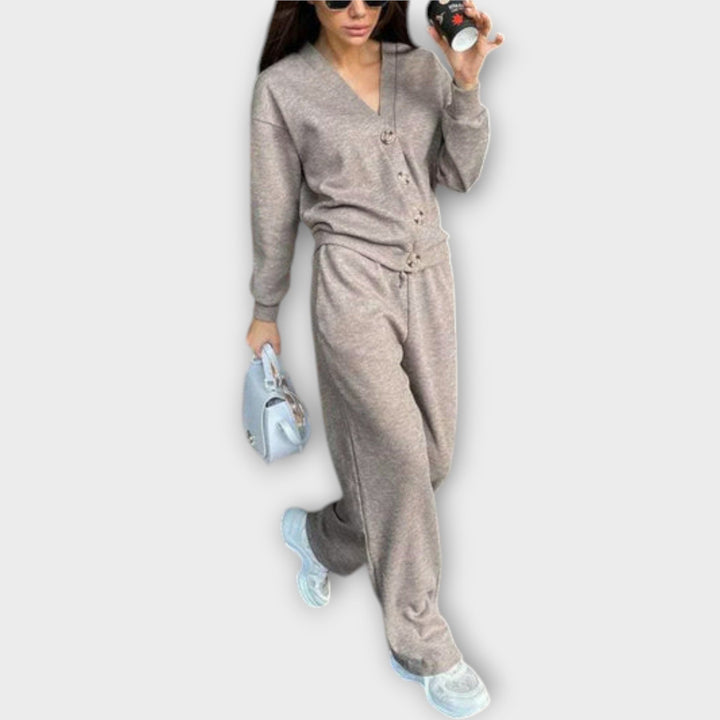 Chantal | Cardigan and Trousers Set
