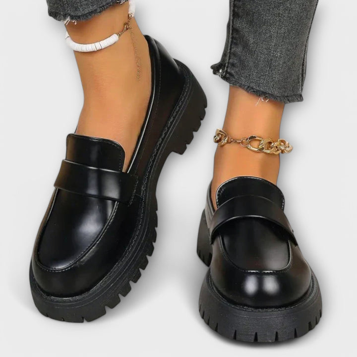 Zelvana | Women's Orthopedic Moccasins with Satin Wedges