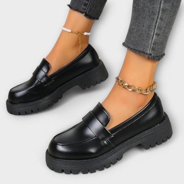 Zelvana | Women's Orthopedic Moccasins with Satin Wedges