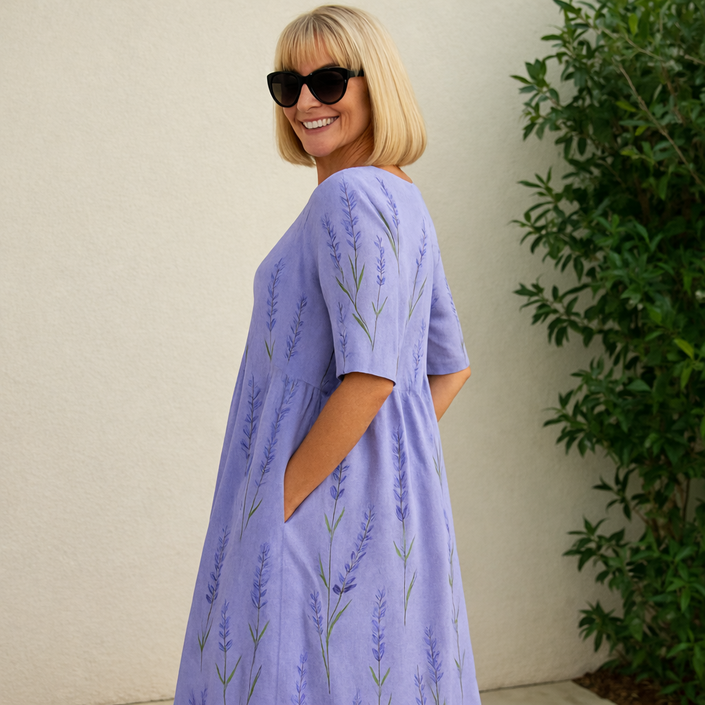 Lily | Midi Dress – Effortless Elegance