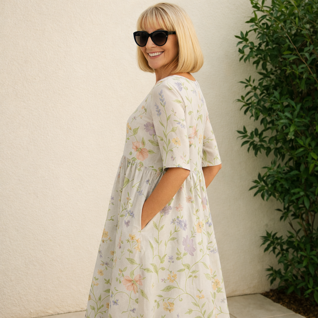 Lily | Midi Dress – Effortless Elegance