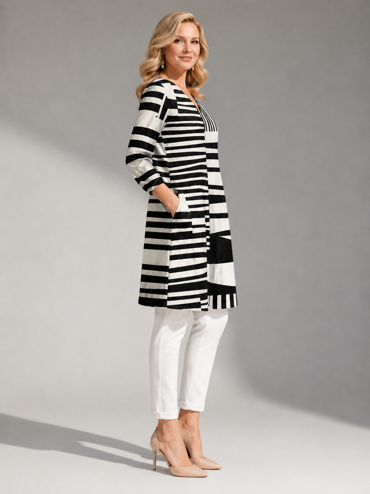 Sophie | Long Blouse with V-Neck